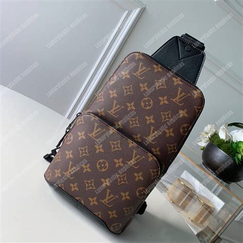 lv avenmue sling bag look|louis vuitton sling bag monogram.